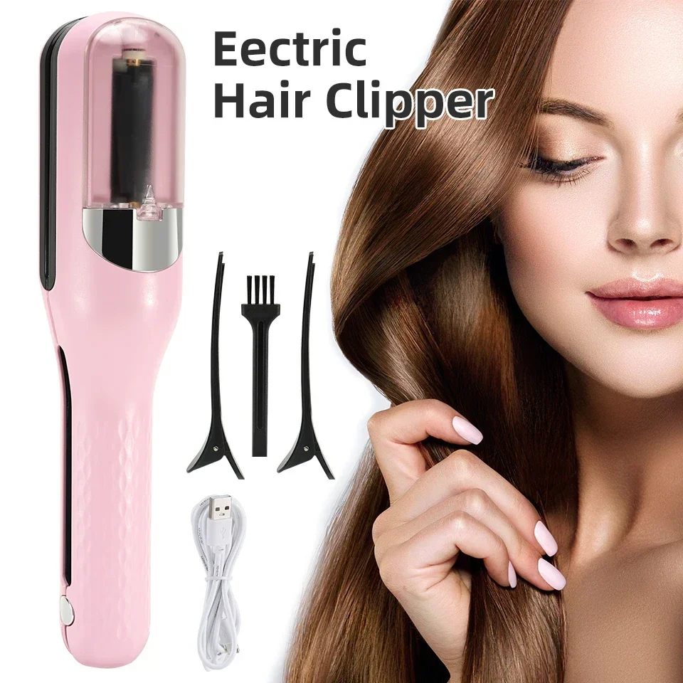 HairSplitEndsTrimmerChargingProfessionalHairCutterSmoothEndCuttingClipperBeautySet