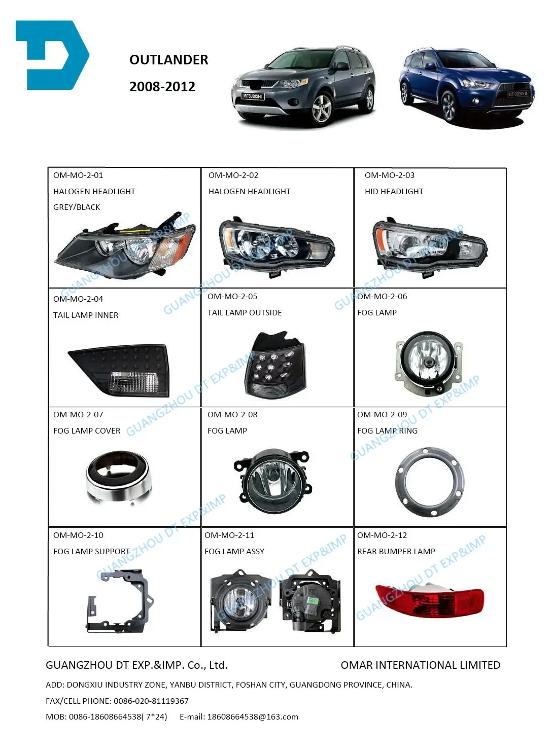 Outlander Ex 헤드램프 워셔용 헤드라이트 스프레이 깍지, 튜브 8264A053 로 청소, 4 개 키트, 2007-2009