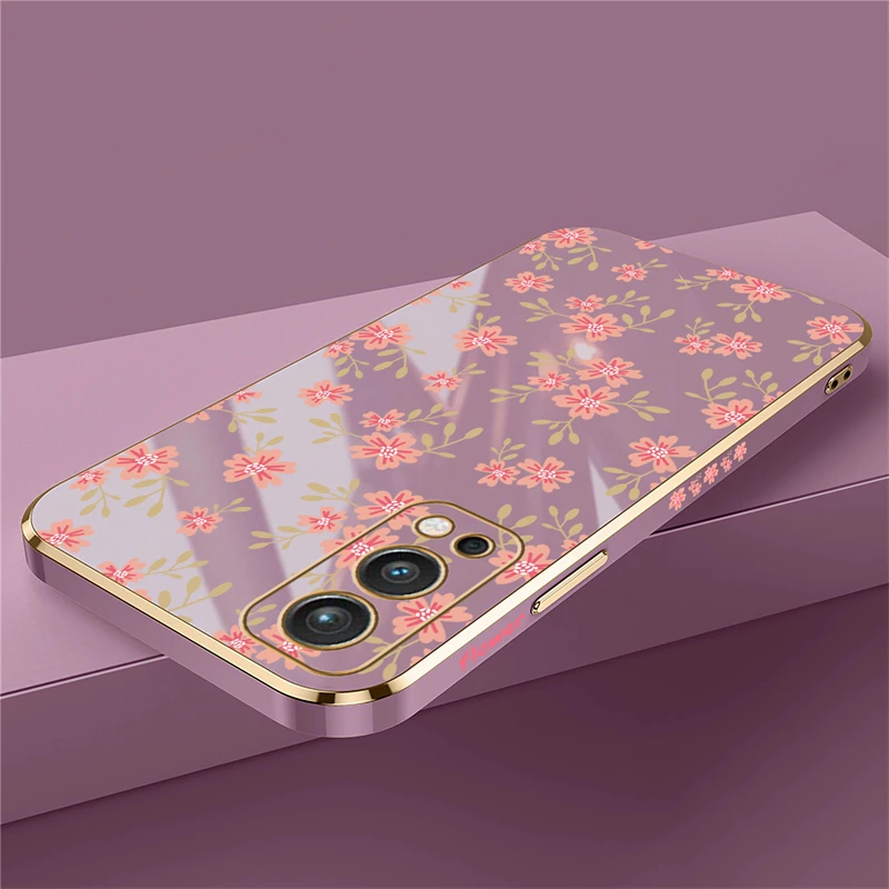 Floral Shockproof Soft Silicone Phone Case