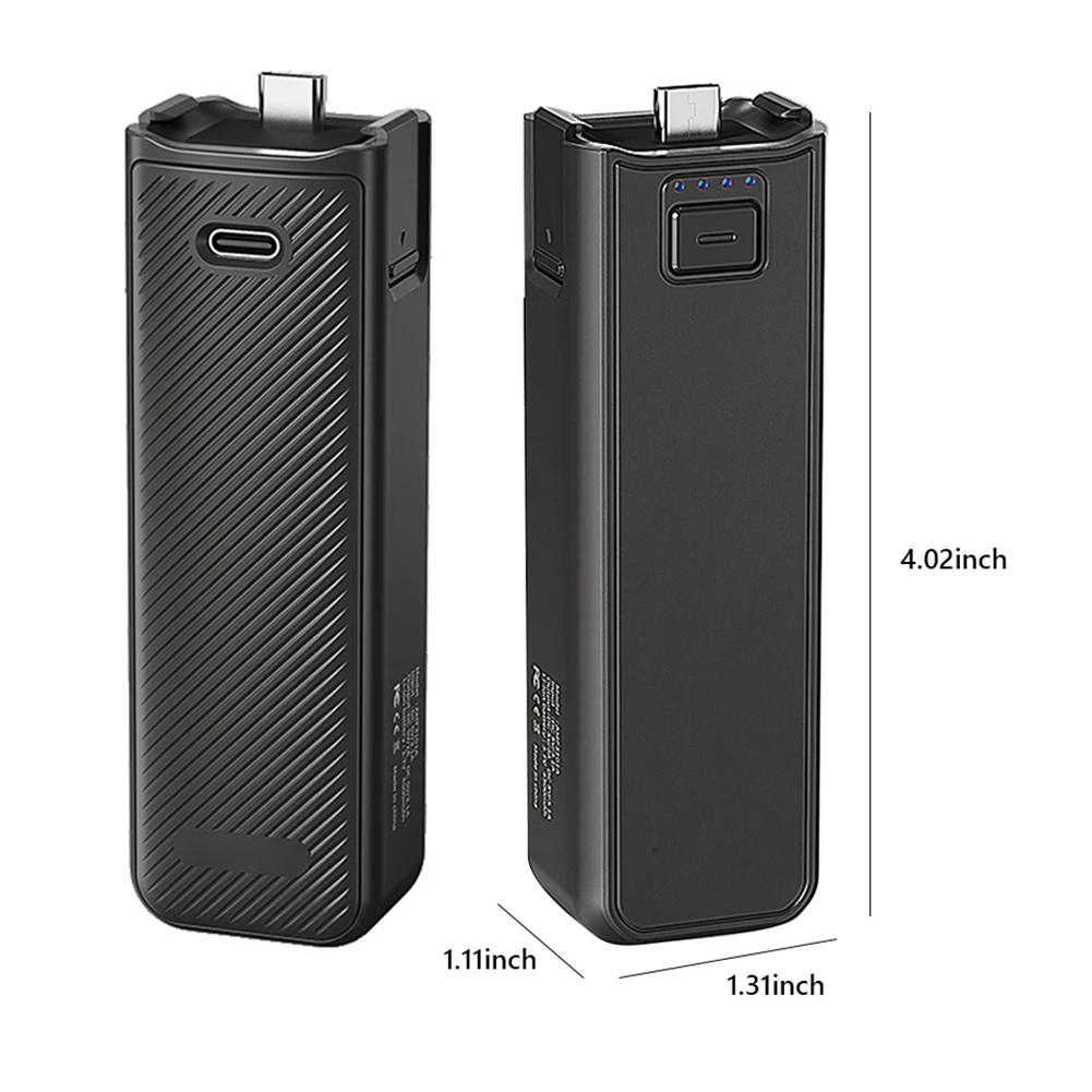 Handheld Fast Charging Charger 4500mAh Battery 1/4 Thread Portable Handle Grip Charger Camera Power Bank for DJI Osmo Pocket 3