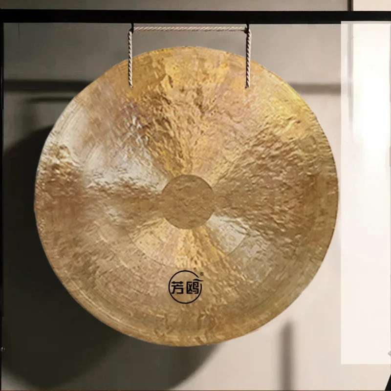 Ancient Tibetan Style Gongs Sound Therapy Handmade Wind Gongs Yoga Meditation Major Percussion Musical Instrument Craftsmanship