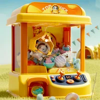 DIY Doll claw machine Doll Machine Kids Coin Operated Play Game Clip Doll Toys Large Claw Catch Toy Crane Machines Birthday Gift 2
