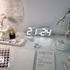 3D LED Digital Alarm Clock Wall Clock Times Date Temperature Suitable for Home Kitchen Clock Decoration Clocks Decor Garden 1