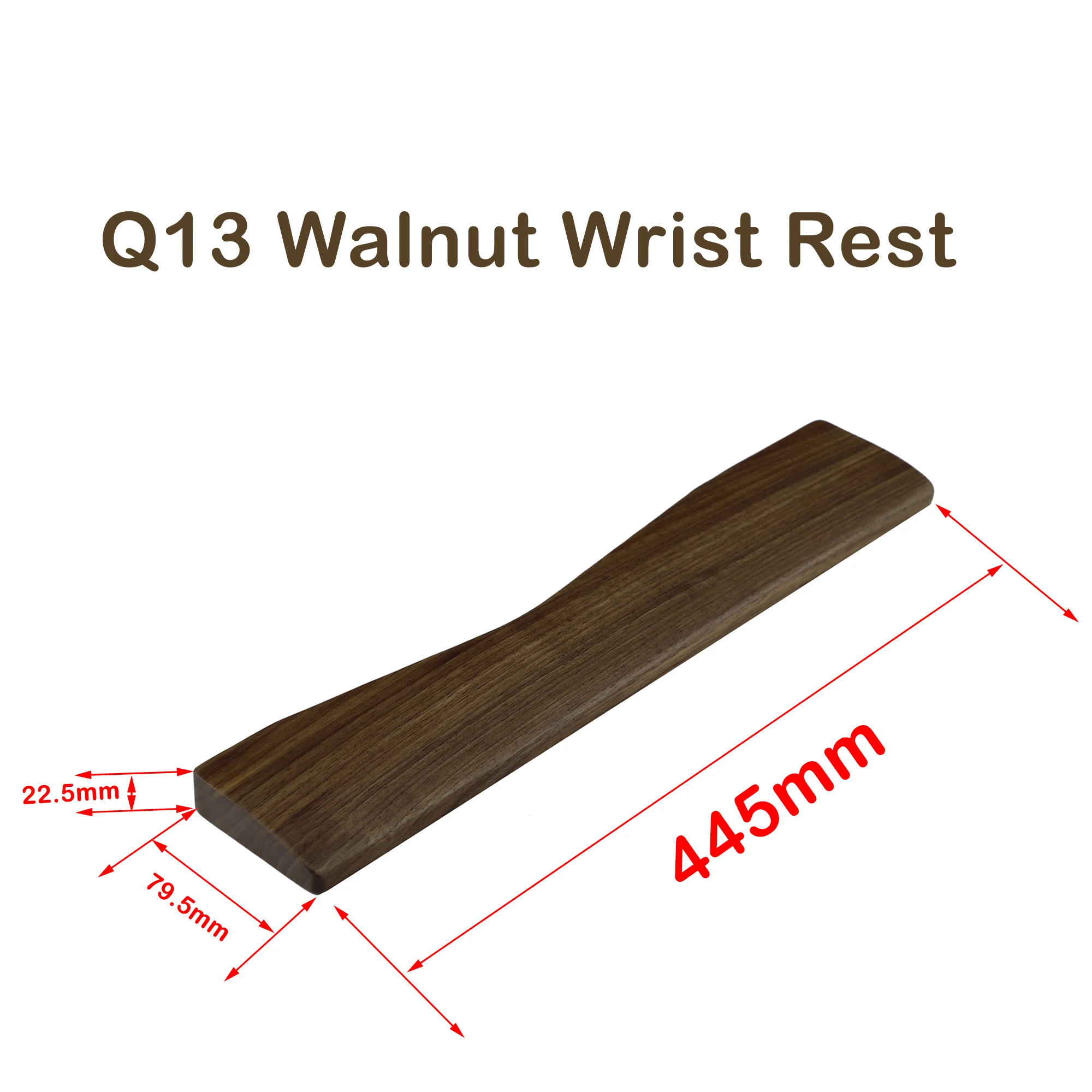 Wooden Wrist Rest Solid Wood Walnut For Keychron Q14 Pro Q13 Pro K15 Pro 11 Se690015d656043d8b21eada0d83e2482r