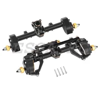 1/24 New Heavy Duty  Brass Metal Portal Front Rear Axle for 1:24 Axial SCX24 90081 C10 AXI00002 AXI0005 Upgrade Parts RC Car 2