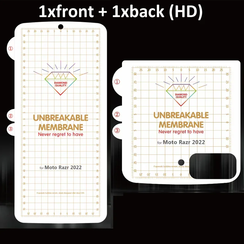 Hydrogel Film Soft Screen Protector - Transparent Clear Oleophobic Finish