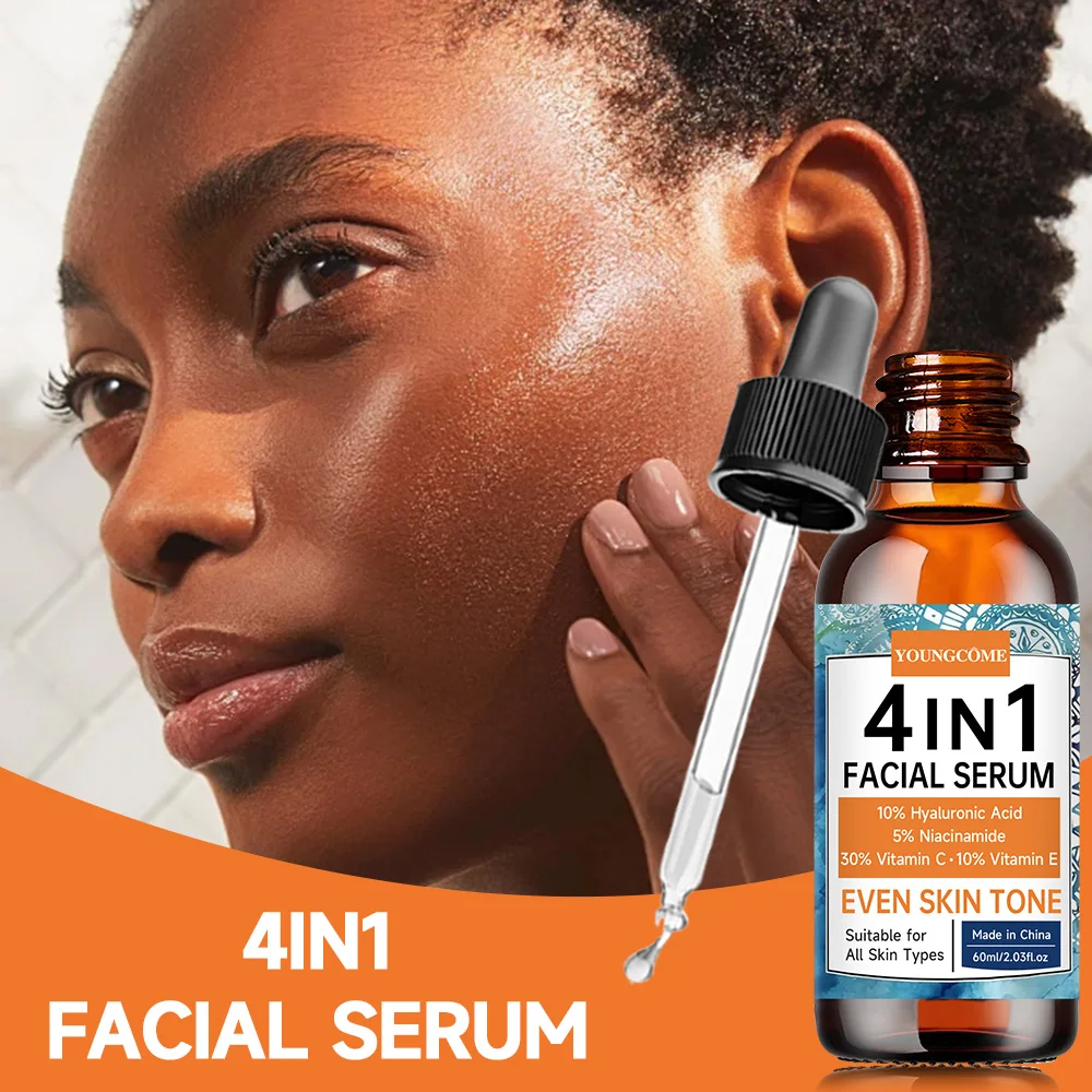Rich in vitamin C The 4-in-1 facial moisturizing  easy to absorb. It is suitable for all skin, making skin smoother 4