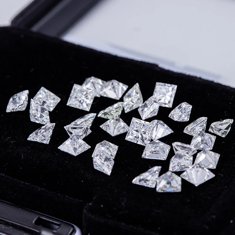 스퀘어 프린세스 DEF VS Melee Lab 그로운 다이아몬드, 1.5x1.5mm - 5x5mm