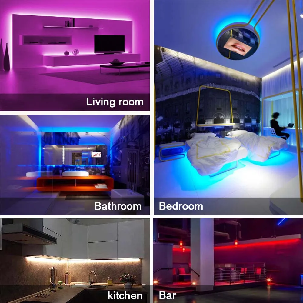 Vibrant LED Strip Lights - Multi-Color Flexible Ribbon