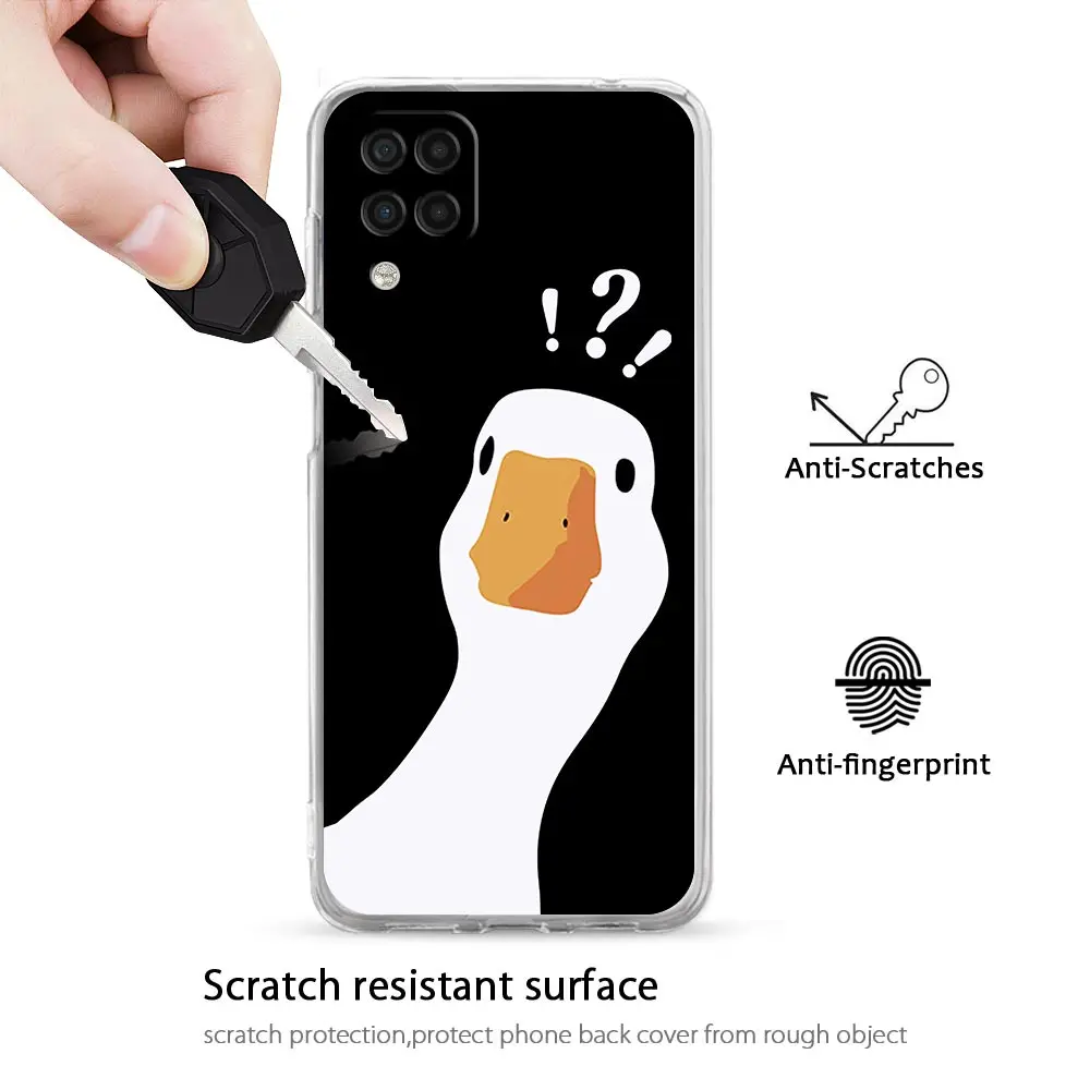 Cartoon Doubt Duck Phone Case Cover