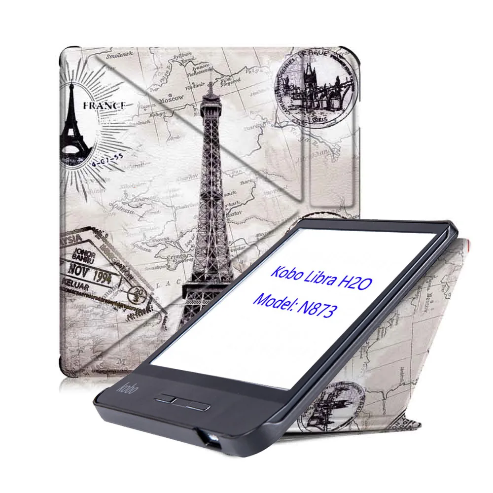 Kobo Libra H2O用ケース (モデル:N873) 7インチ電子書籍保護ケース