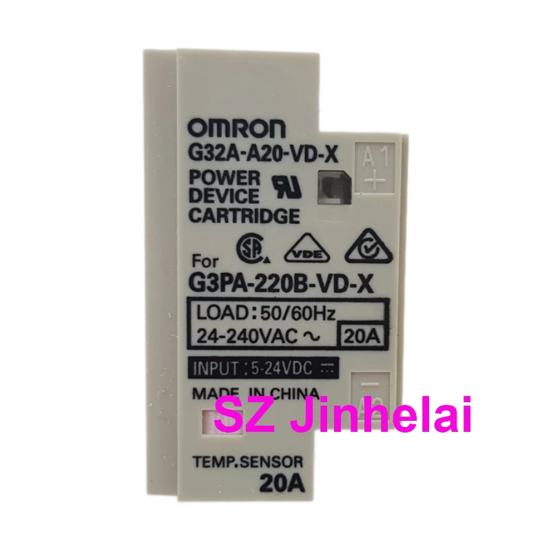 Omron G32A-A20-Vd-X Autentico Originale Relè A Stato Solido Unità Di Controllo Nucleo 20A Cartuccia Dispositivo Di Alimentazione