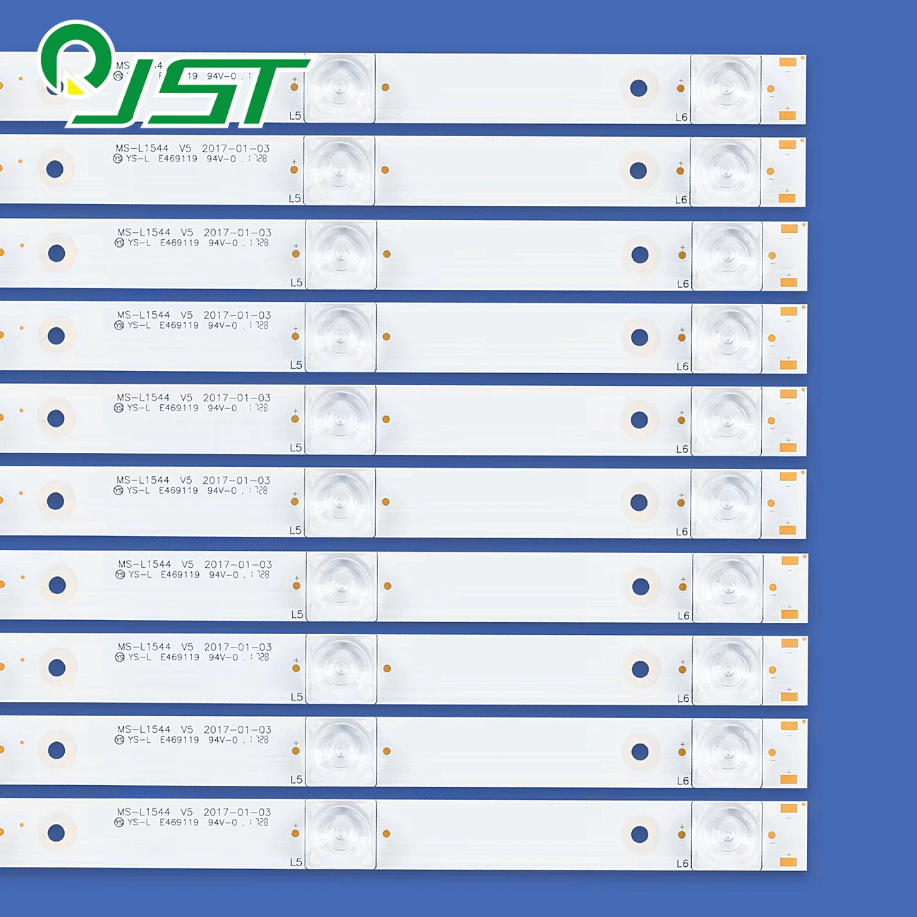 New 10pcs/Kit LED Strips for 55 TV SUNY SN55CRE88/0227 SN055LDJRXCV6488H-Y AX55CRE88/0227 CX550DLEDM MS-L1544 V5