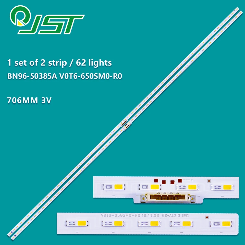 LED Backlight Strip Replacement For Samsung QN65Q60T QN65Q70T QN65Q6DT QN65Q7DT TV Models