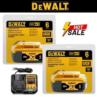 Batterie de remplacement pour outil électrique DeWalt 20V 6.0Ah 100% originale pour DeWalt DCB184 DCB181 DCB182 DCB200 1