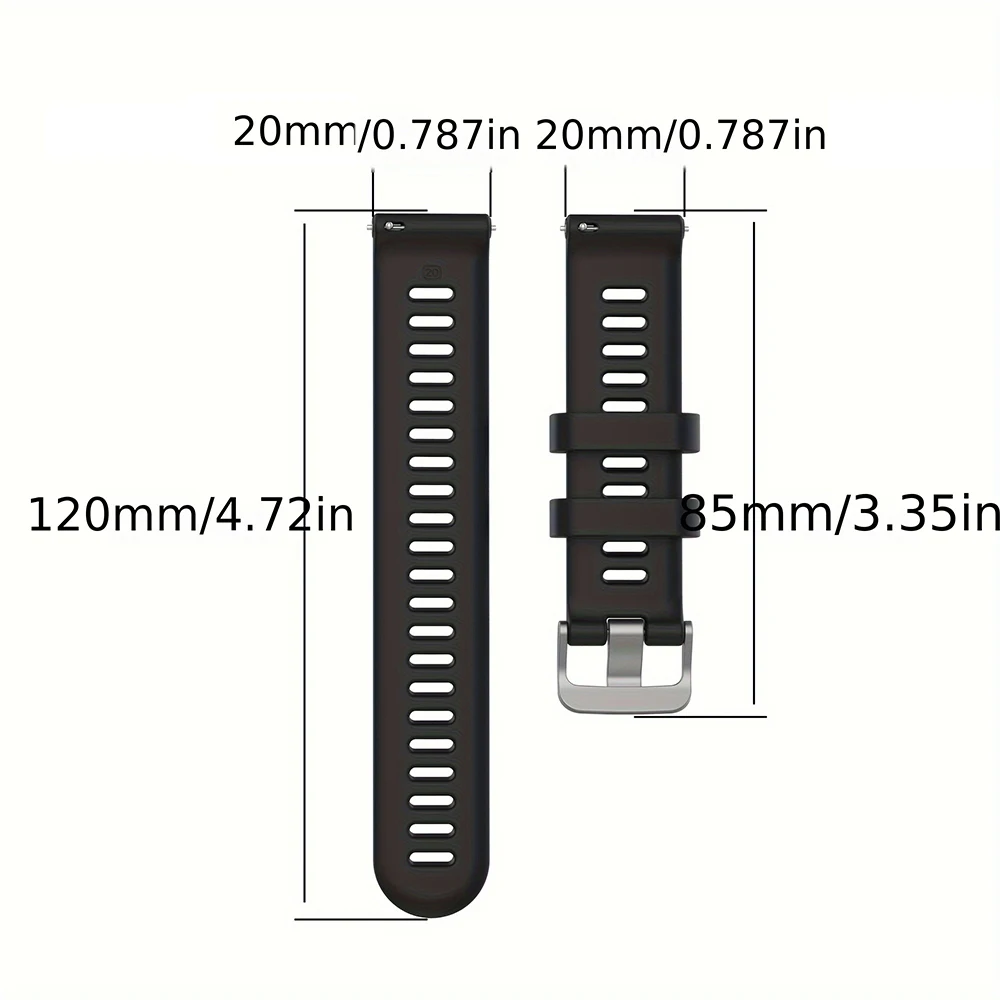 Premium Silicone Watch Strap with Protective Case