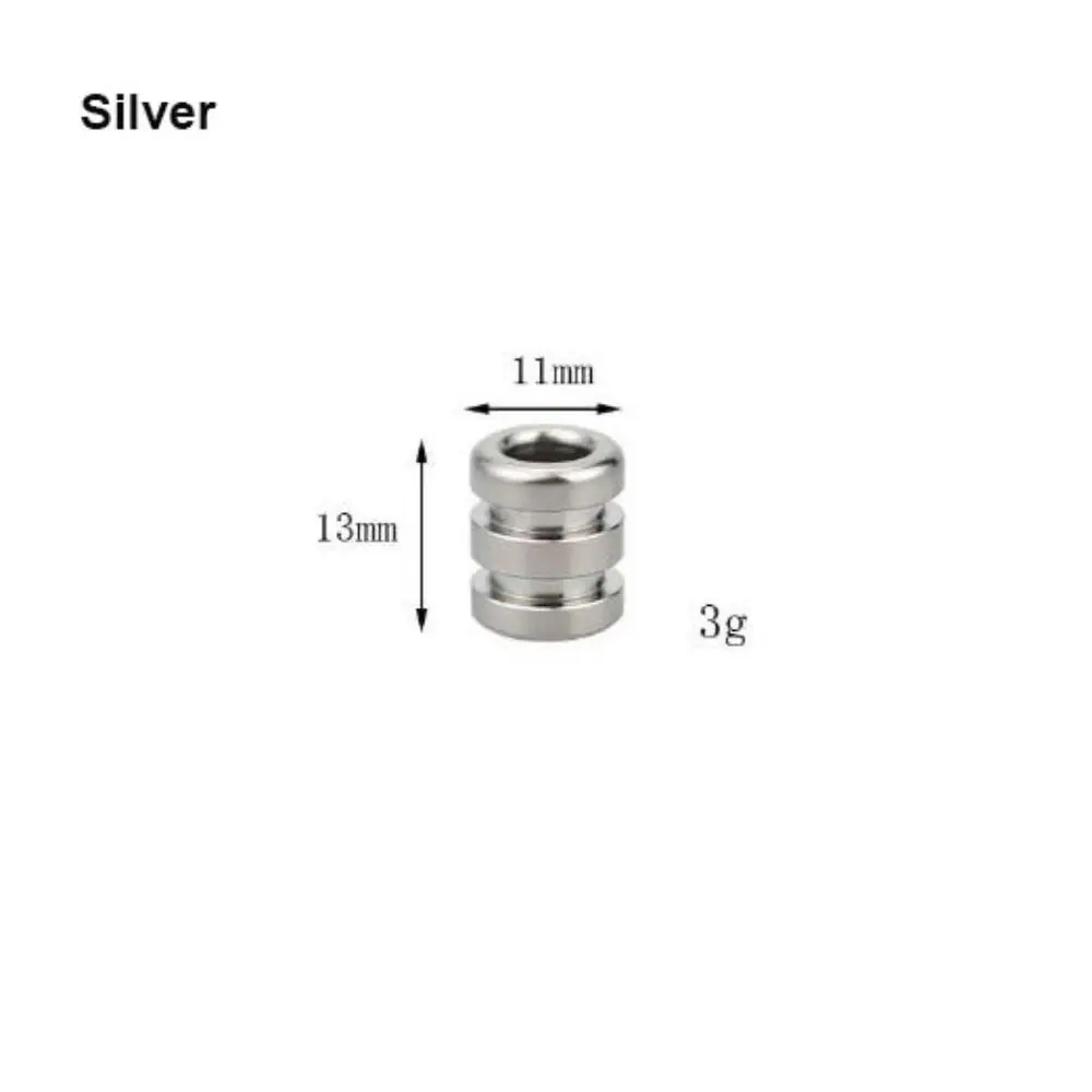 새로운 티타늄 합금 TC4 나이프 비즈 11*13mm 7 스타일 야외 나이프 끈 비즈 캠핑 나이프 가제트 펜던트
