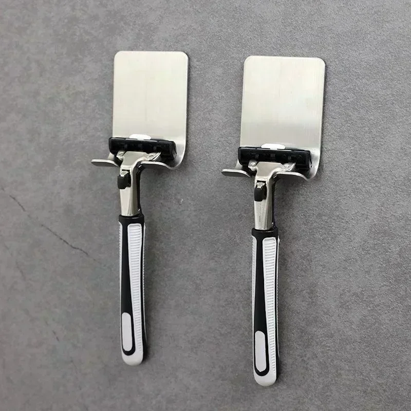 10pcs/set Razor Holder Men Shaving Shaver Razor Stand Shelf Shaving Storage Rack Bathroom Hook Organizer