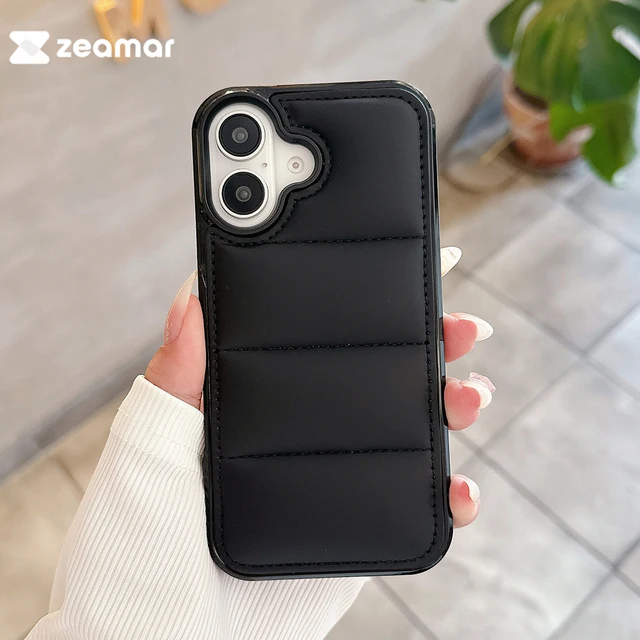 iPhone Air Puffer Case Shockproof Back Soft Cover 1