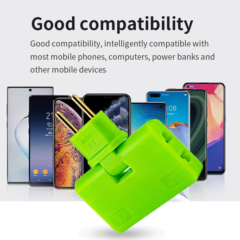 4.0mm European Standard Plug 1in3 Travel 180&deg; Rotating Adapter France Germany Sweden Greece Charging Converter