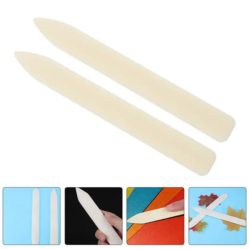 5pc Paper Creaser Folder Bone Craft Tools Crease Knife Pastic Open Knife For Folding Creasing Paper Craft Tool