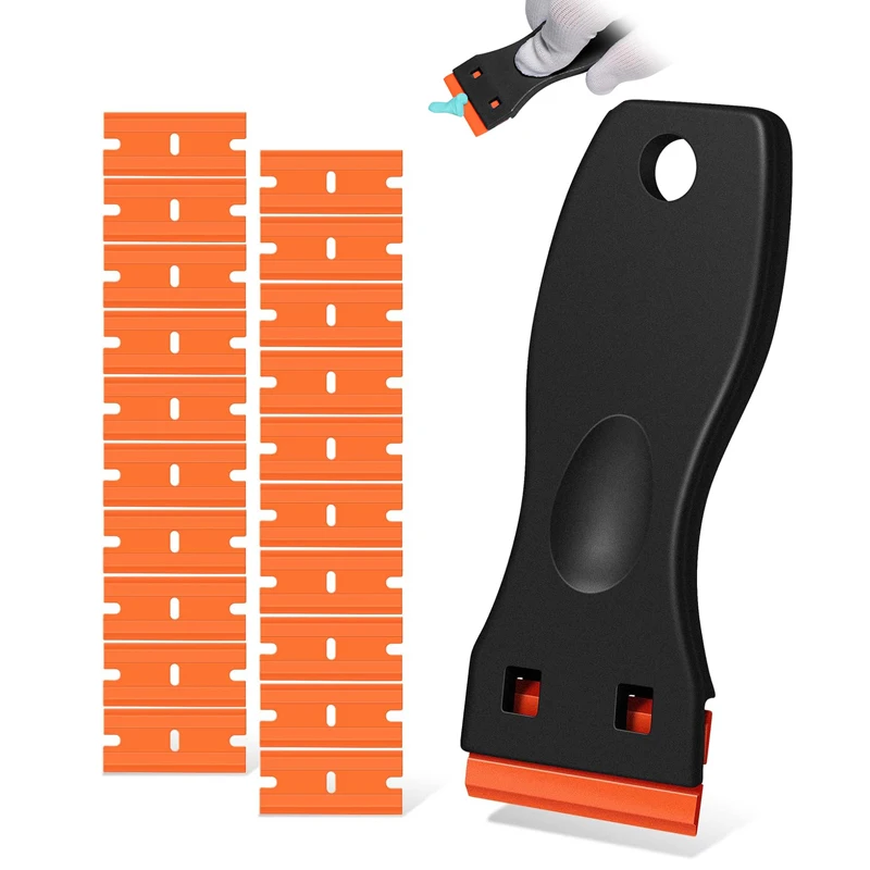 Glue Removal Scraper Multifunctional Plastic Glass Car Film Application Tool Razor Paint