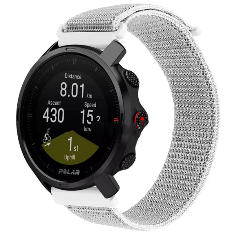 Cinturino In Nylon Per Polar Pacer Grit X Pro Titan Smart Watch Band Donna Uomo Cinture A Sgancio Rapido Per Vantage M2 Ignite 2 Correa