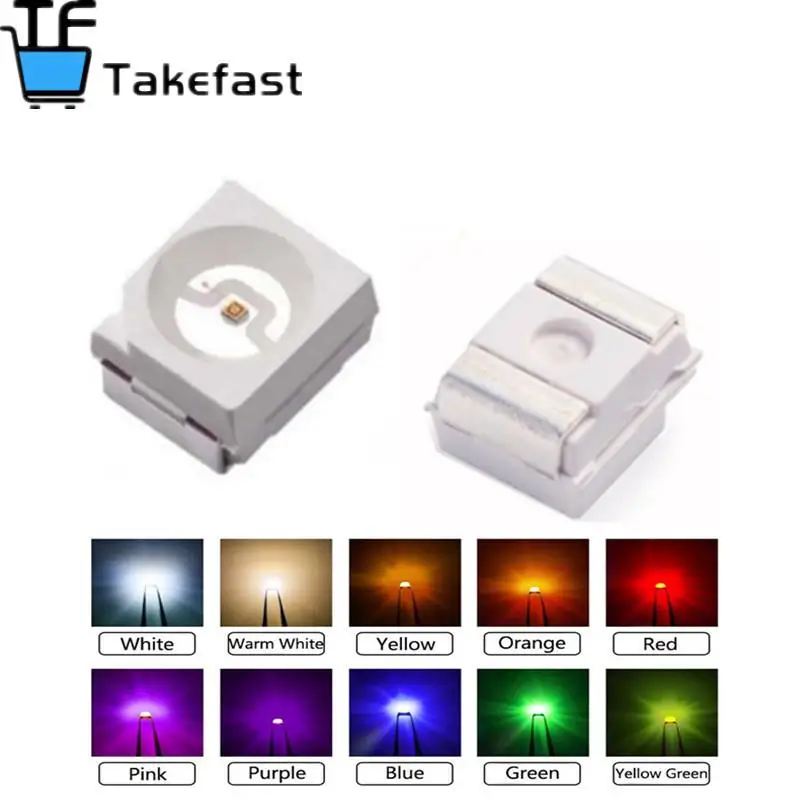 SMD LED Diodes Kit 100pcs/lot