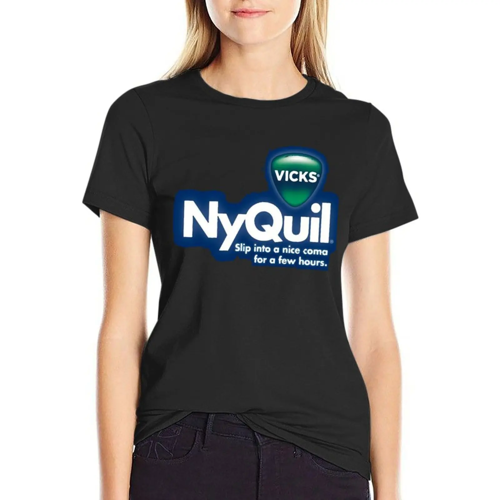 

NyQuil T-shirt tops Female clothing Summer Women's clothing