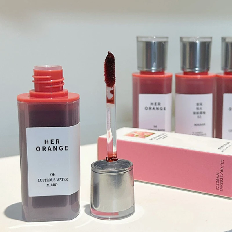 HERORANGE Crystal Gloss Lip Lacquer Long-Lasting Hydration Non-Sticky Glass-Like Shine Affordable