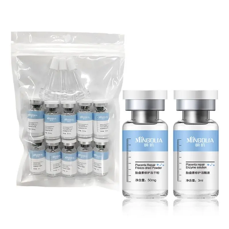 Oligopeptide Placenta Serum Moisturizing Hydrating Face Serum Acne removal Anti-wrinkle Anti-aging Whitening Skin Care