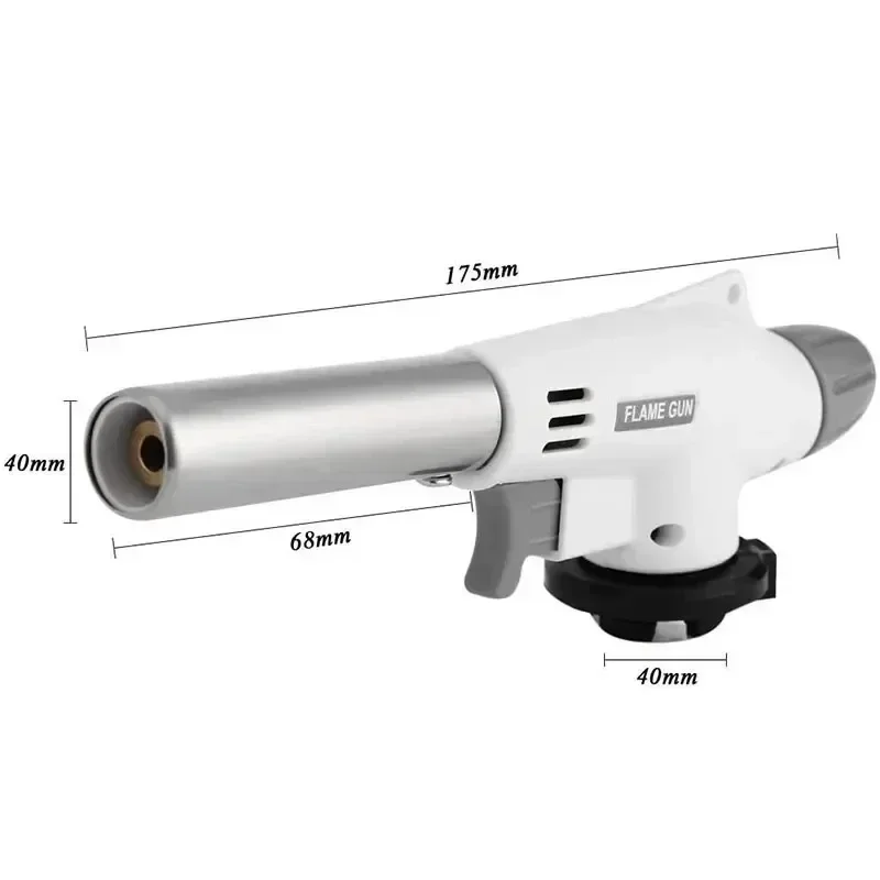 Description Picture 6 of itemKitchen Torch Cooking Igniter Portable Gas Burner Butane Gas Burner Gas Lighter Flame Gun Blowing Camping Barbecue Culinary Torc