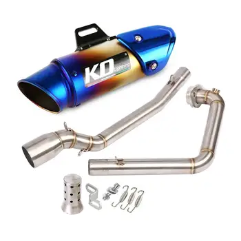 51MM Muffler Header Pipe For Suzuki GSX150R 125R Motorcycle Exhaust System Connect Tube Stainless Steel Escape With DB Killer