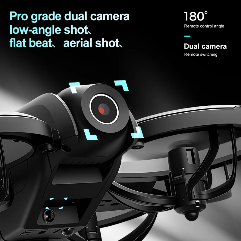 새로운 Z606 RC 드론 4.3인치 대형 디스플레이 FPV 크로싱 머신 광학 흐름 호버링 장애물 회피 HD 카메라 항공 쿼드콥터 장난감