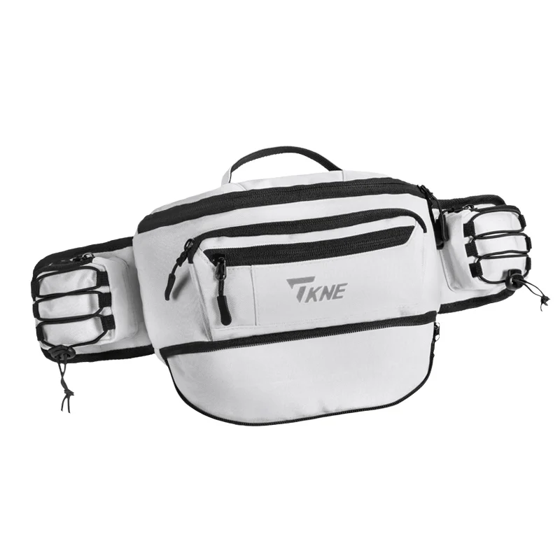 Waterproof Unisex Motorcycle Waist Bag with Secure Storage and Durable Material