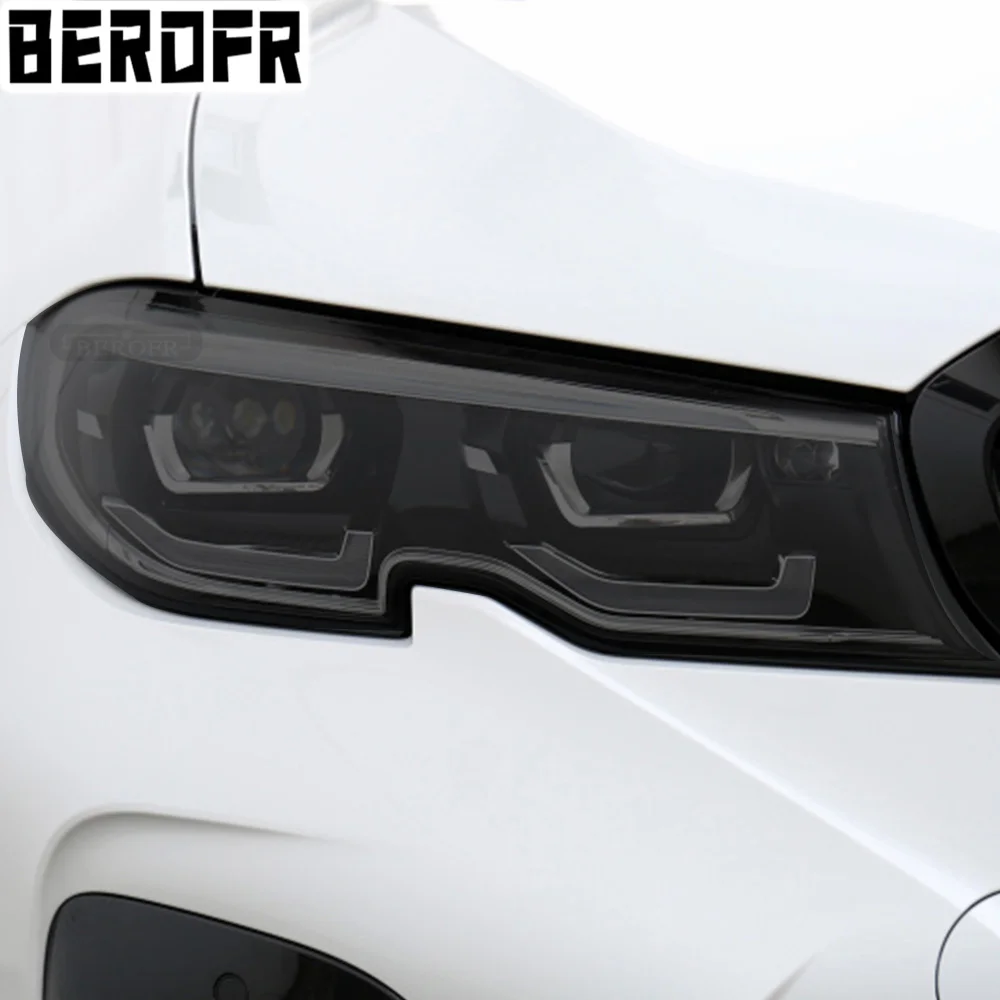 

2 шт. для BMW 3 серии G20 G21 2020 2021 тонировка для автомобильных фар черная прозрачная защитная пленка защита ТПУ стикер аксессуары