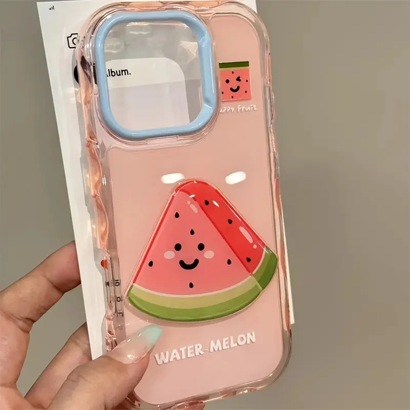 Charming Watermelon Jelly Phone Case - Trendy and Versatile Design