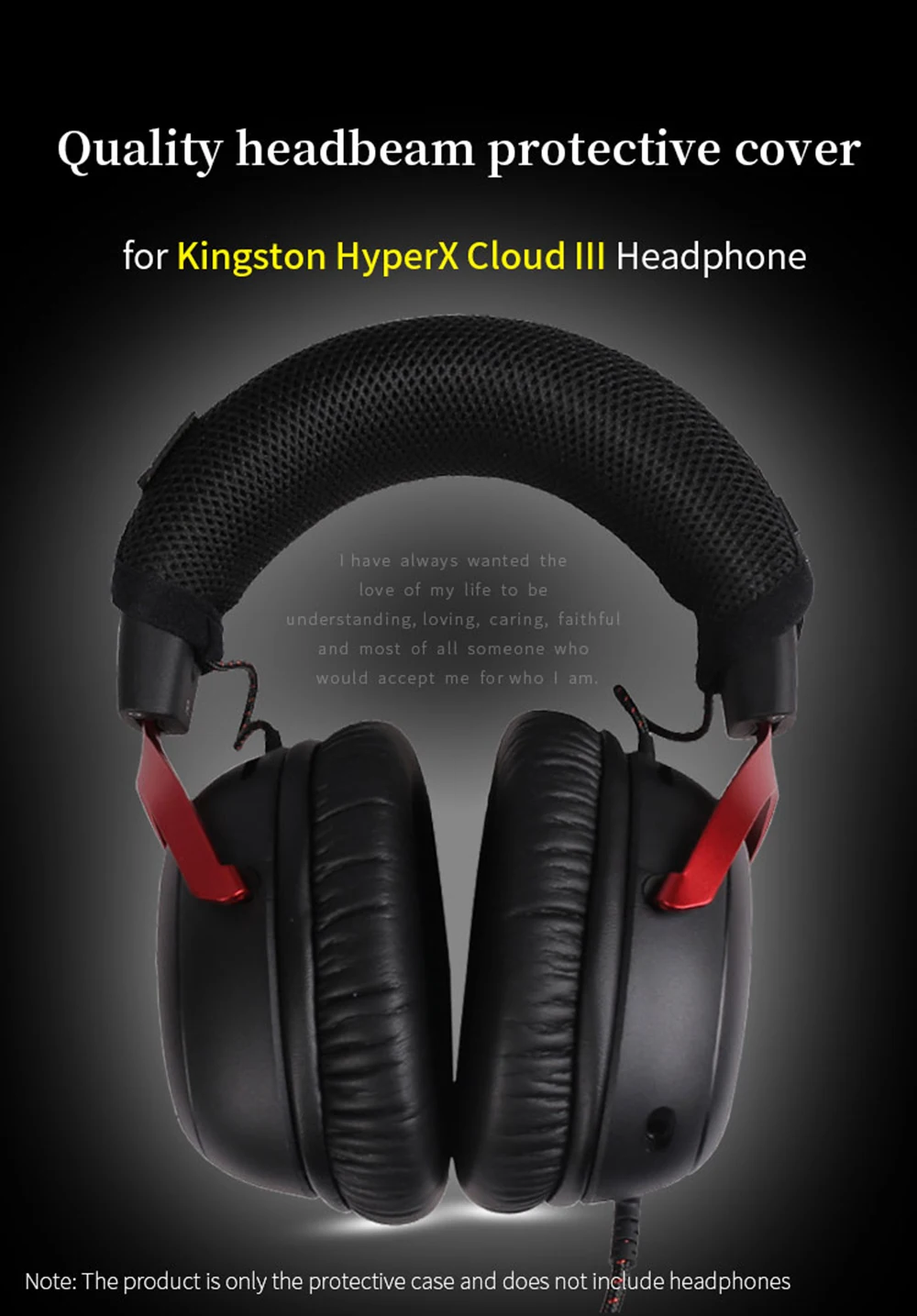 Quality Headphone Head Beam Cover for Kingston HyperX Cloud III 3rd Headphone Protective Case Headset Headbeam Protector Sleeve