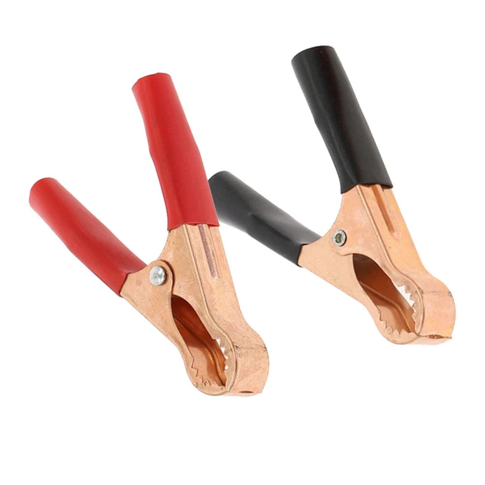 2Pcs Alligator Clips Terminal Car Electrical Battery Crocodile Clamp Test Connector For Jumper Cables Boost 50A/150A/300A/500A battery terminal connectors,battery connectors,electrical connectors