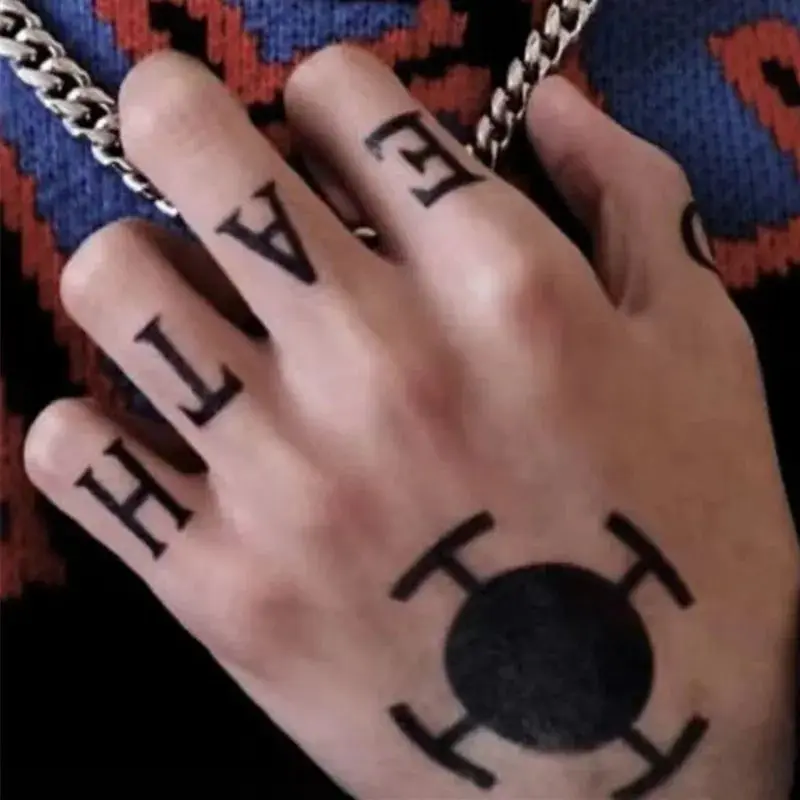 Trafalgar D. Water Law Opisthenar Tattoo Cosplay Temporary Sticker Halloween Party Carnival Accessoires 13 Trafalgar D. Water Law Opisthenar Tattoo Cosplay Temporary Sticker Halloween Party Carnival Accessoires 2
