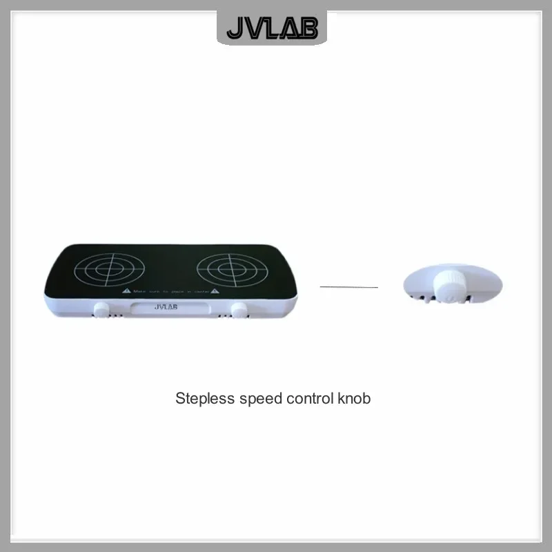 Ultra-flat Compact Magnetic Stirrer 2 Position Magnetic Stirrer Max.capacity 1L*2 Laboratory Mixer Adjust Speed 0-4000rpm MS-J2 magnetic stirrer