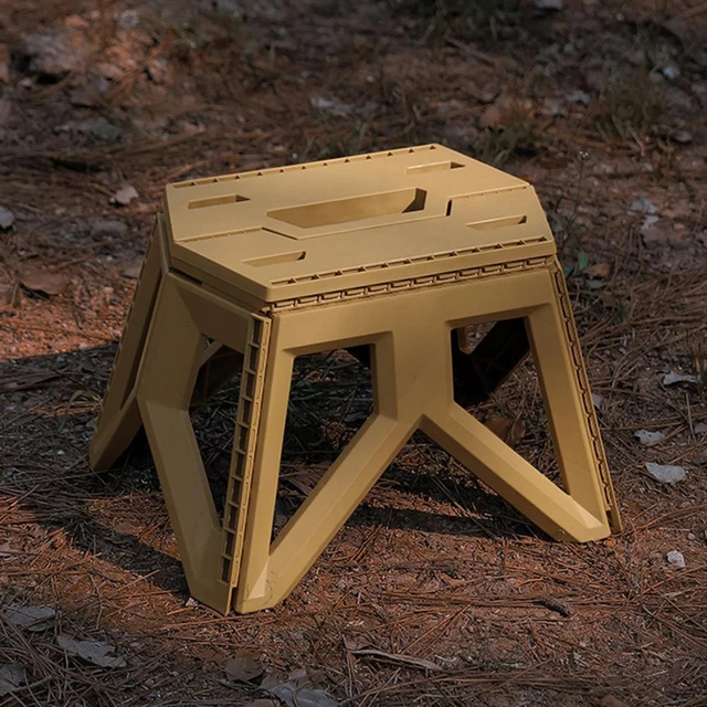 Maza – Tabouret Pliant Portable D'extérieur, Poignée À Haute