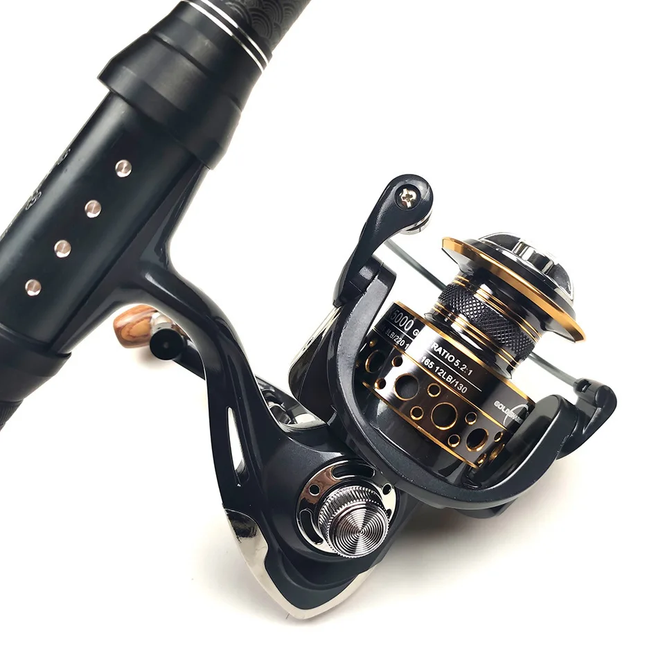 Ultra-short lure rod set long-distance casting rod fishing reel bag combination carbon fiber telescopic sea fishing rod 4