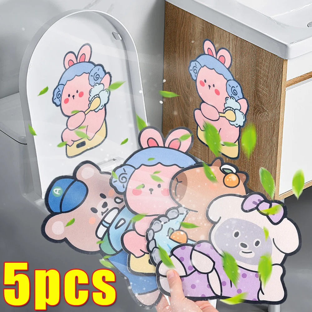 5/1Pcs Toilet Deodorant Stickers Self-Adhesive Odor Removal Sticker ...