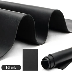 Premium Crazy Horse Oil - Tanned Leather Sheets - 21x14cm (Black)