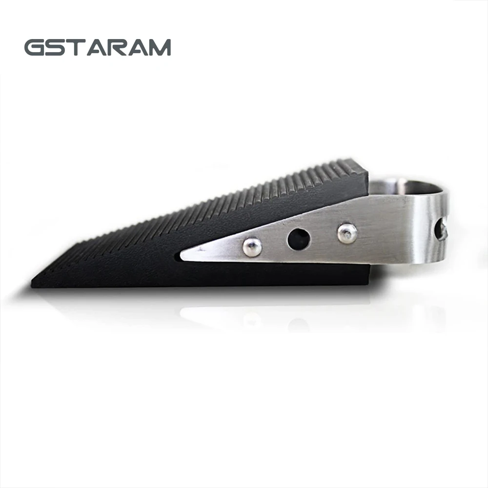 Non-Slip Stainless Steel Hidden Door Stop for Wooden and Glass Doors