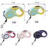 3m 5m Nylon Dog Leash Automatic Retractable Durable Cat Lead Extending Puppy Walking Running Traction Roulette For Small Dogs 3