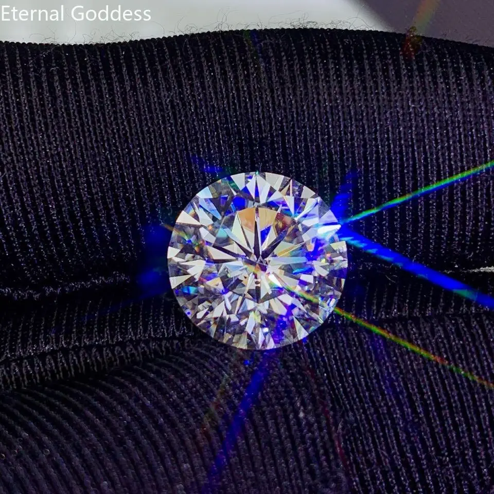 100% 5ct Large Grain High Fire Moissanite D Color VVS1 Clarity Available in Bulk High Jewelry Diamonds loose gemstones moissanite jewelry materials loose lab grown diamond lab grown loose diamond