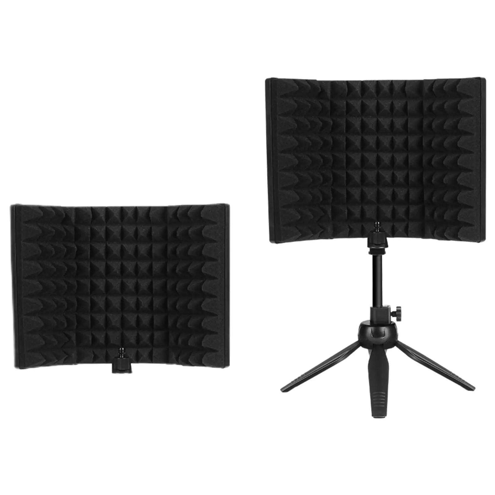 

Microphone Isolation Shield Studio Recording Mic Sound Dampening Foam Reflector for Vocals