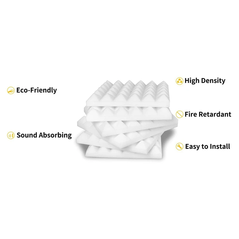 24X Acoustic Panels, Acoustic Foam For Recording Studio/Live Room Soundproof Wall Panels, Sound Proof Foam Panels